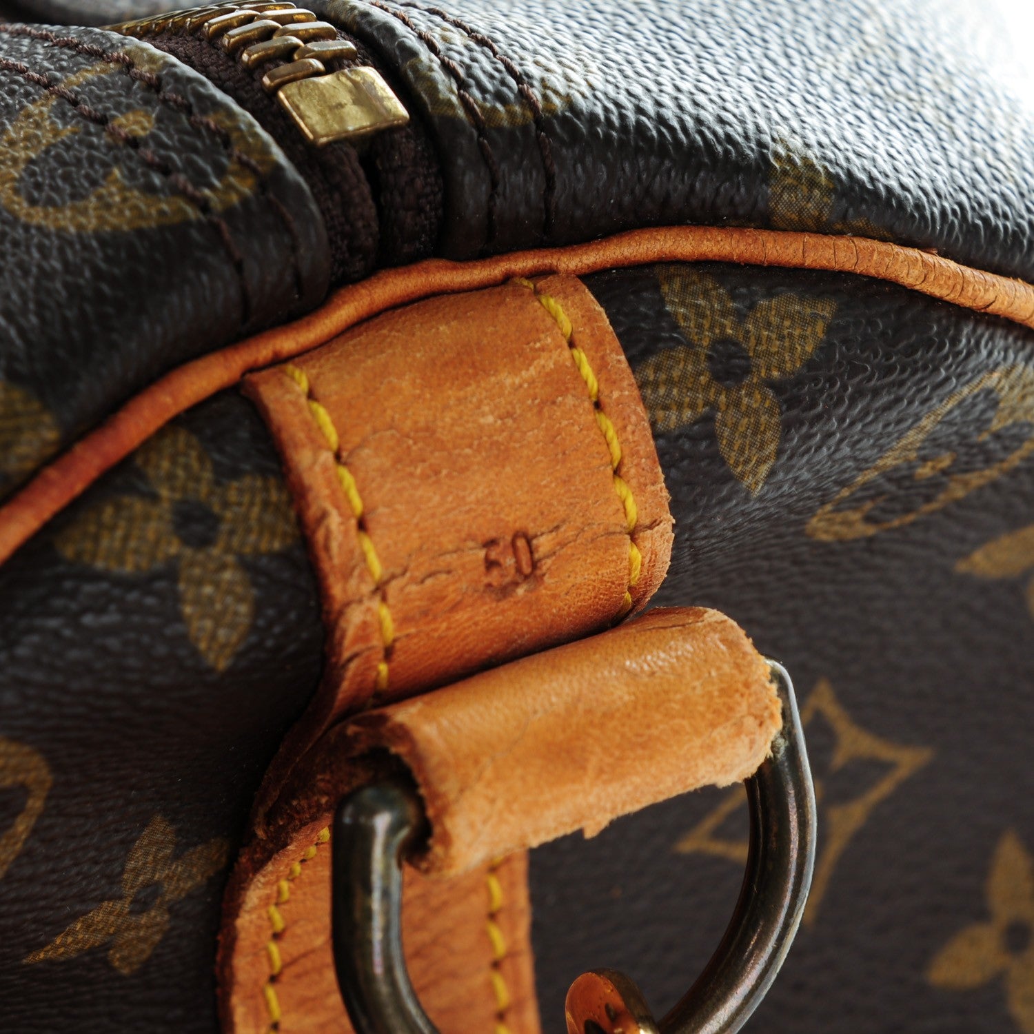 Louis Vuitton Monogram Keepall Bandouliere 50 9 of 10