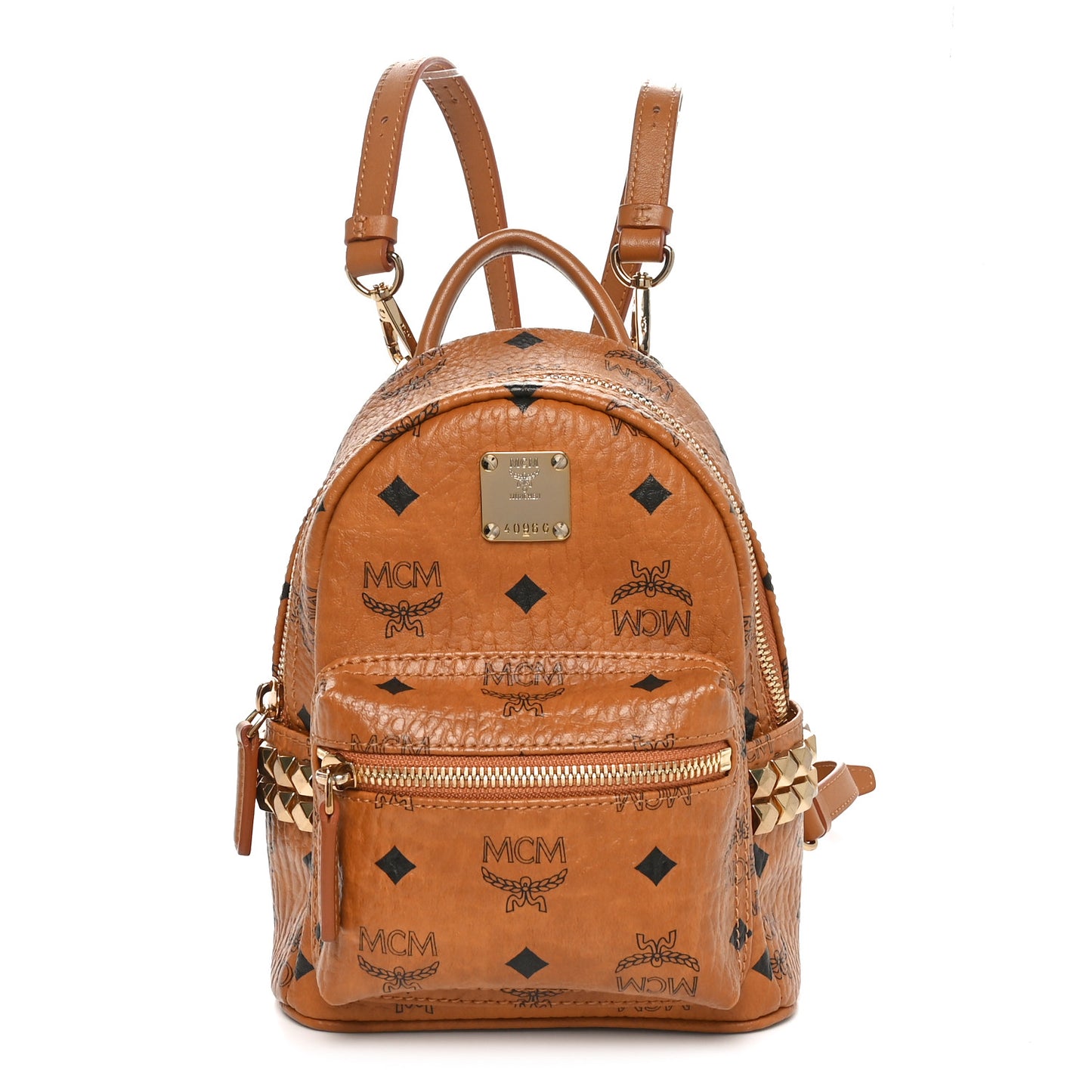 Visetos Side Stud X-Mini Stark Bebe Boo Backpack Cognac