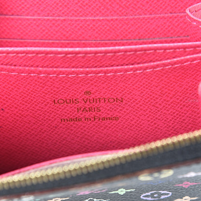 Louis Vuitton Monogram Multicolor Zippy Coin Purse Black Grenade 6 of 10