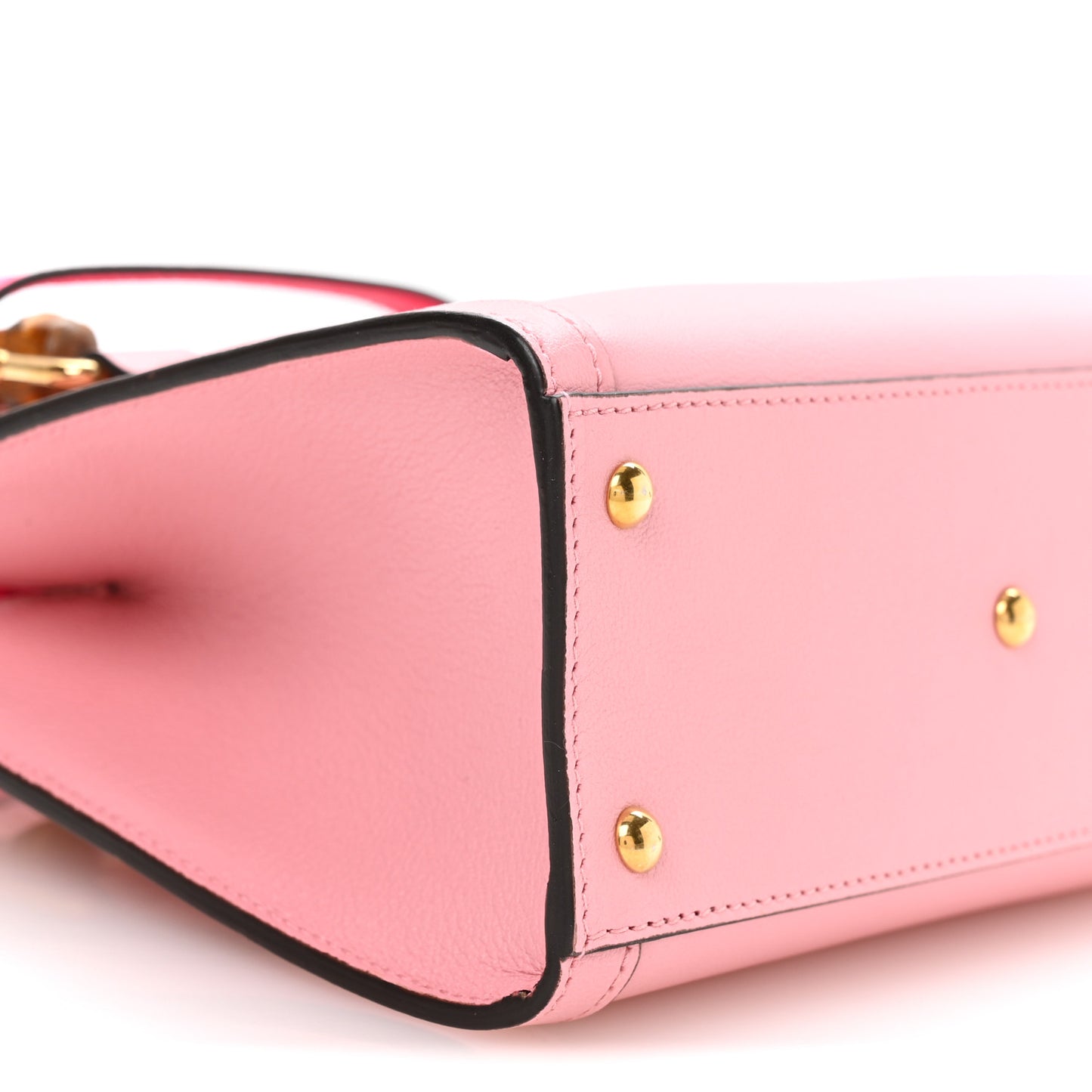 Wonka Grain Calfskin Mini Diana Tote Bag Wild Rose Fuxia Fluo