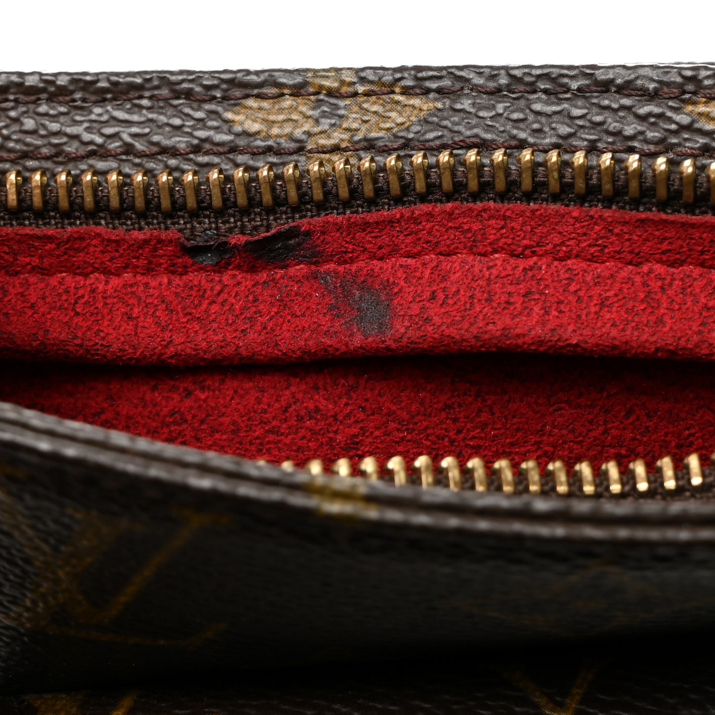 Monogram Partition Wristlet