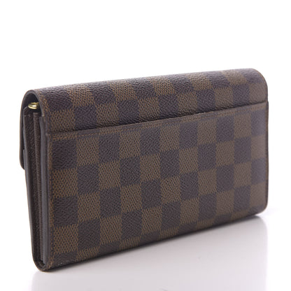 Louis Vuitton Damier Ebene Sarah Wallet NM 3 of 6