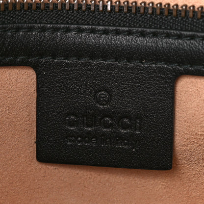 Gucci Calfskin Matelasse Small GG Marmont Shoulder Bag Black 6 of 11