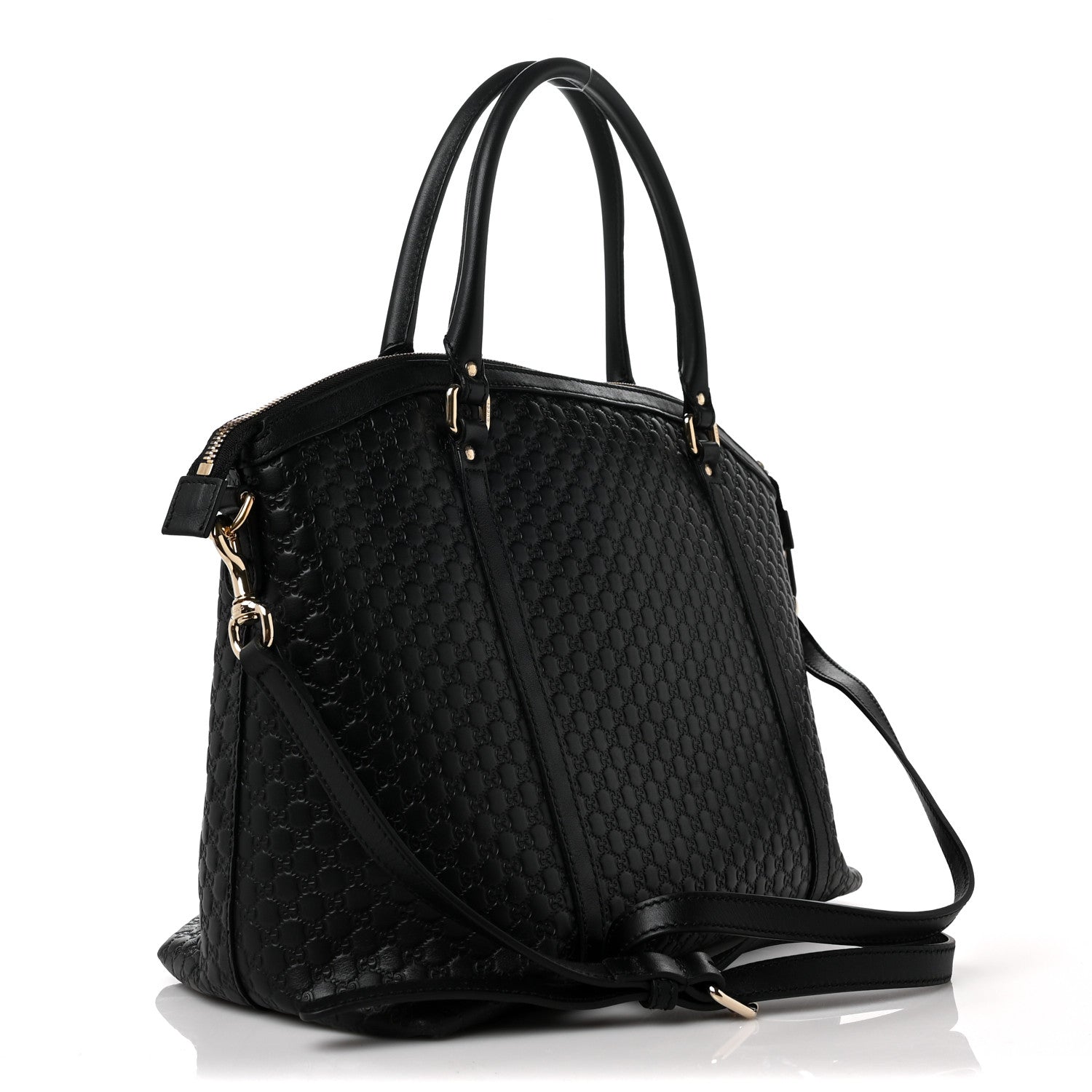 Gucci Soft Microguccissima Dome Satchel Black 3 of 11