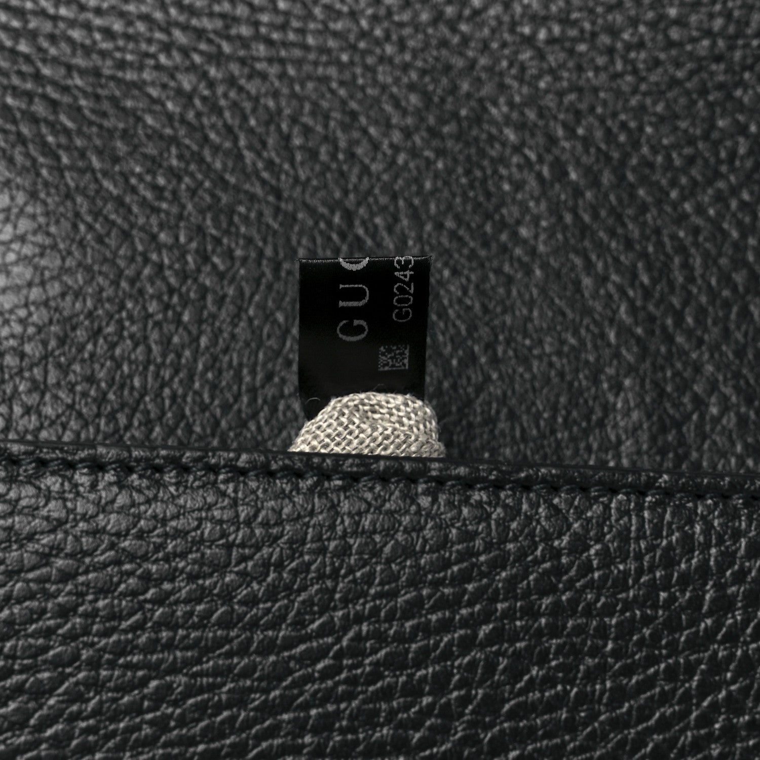 Gucci Dollar Calfskin Interlocking G Shoulder Bag Black 8 of 12