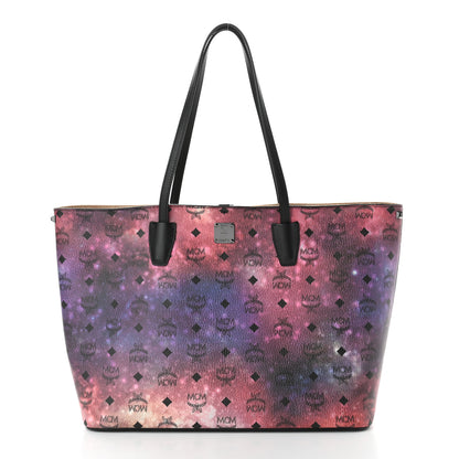 MCM Galaxy Visetos Medium Shopper Tote Multicolor 3 of 11