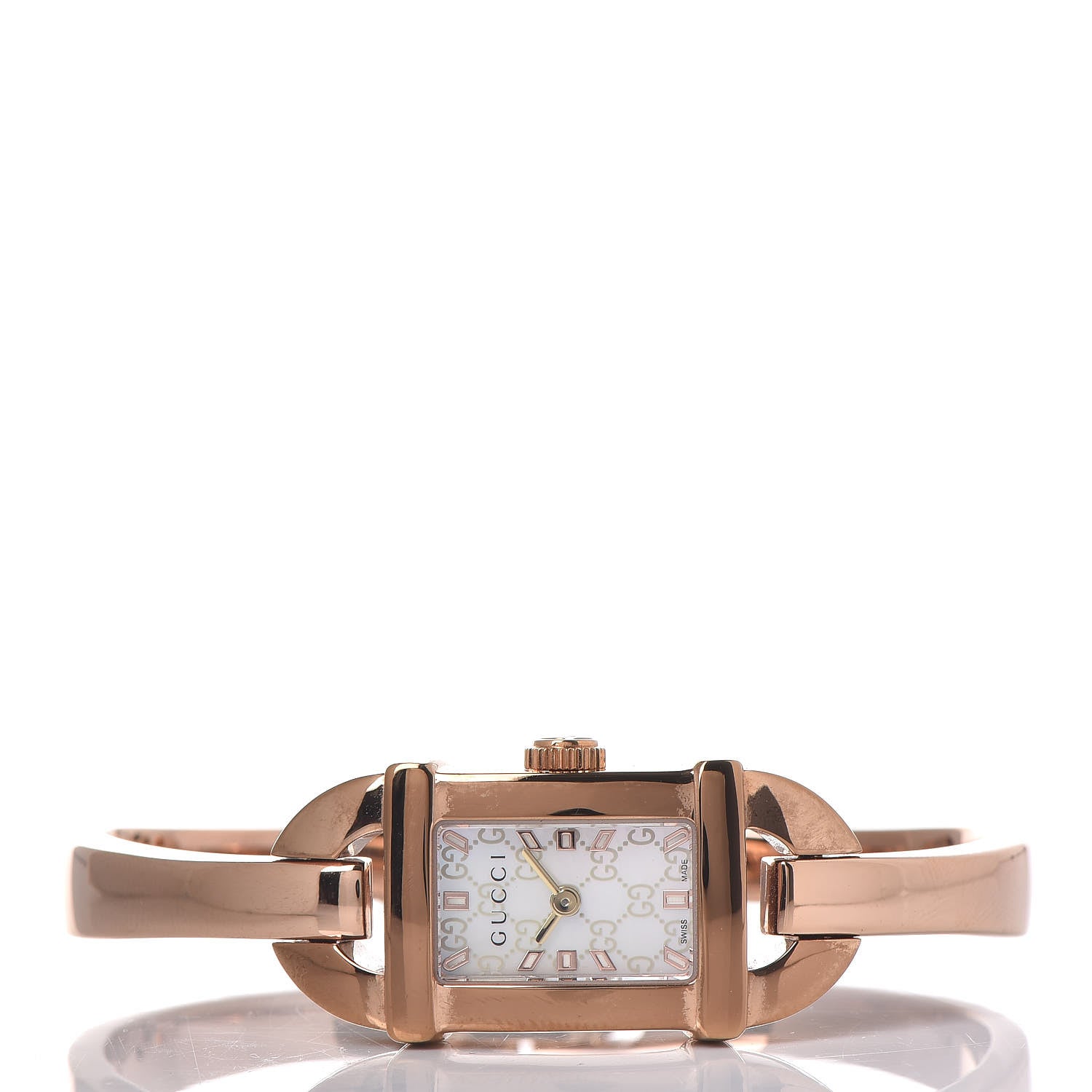 Gucci Stainless Steel Mother of Pearl 16mm 6800L Quartz Watch 3 of 6