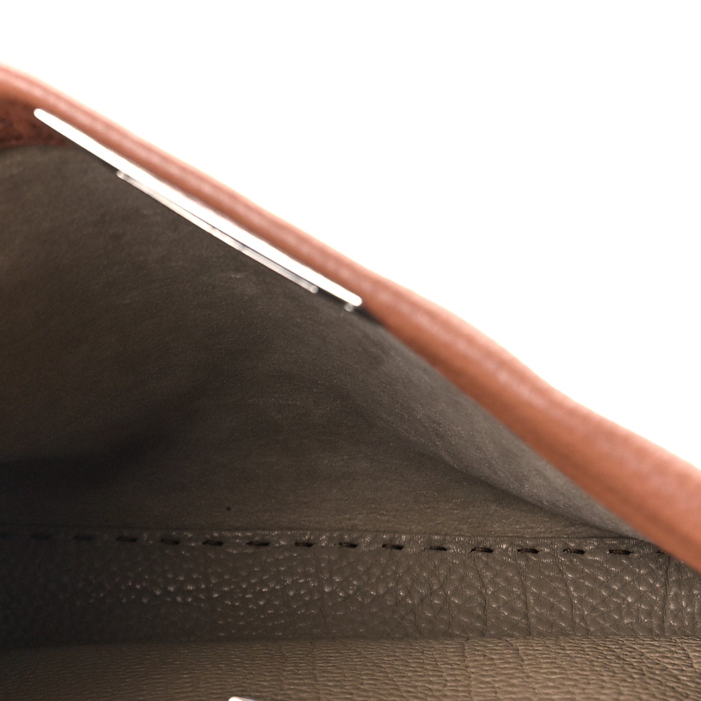 Cuoio Romano Selleria Bi-Color Medium Peekaboo Iconic Satchel Mou Deserto