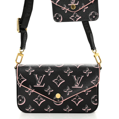 Louis Vuitton LOUIS VUITTON Monogram Fall For You Felicie Strap & Go Black 7 of 10