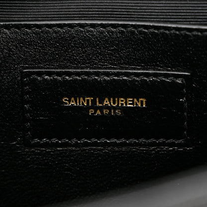 Saint Laurent SAINT LAURENT Grain De Poudre Medium Classic Monogram Kate Satchel Black 6 of 12