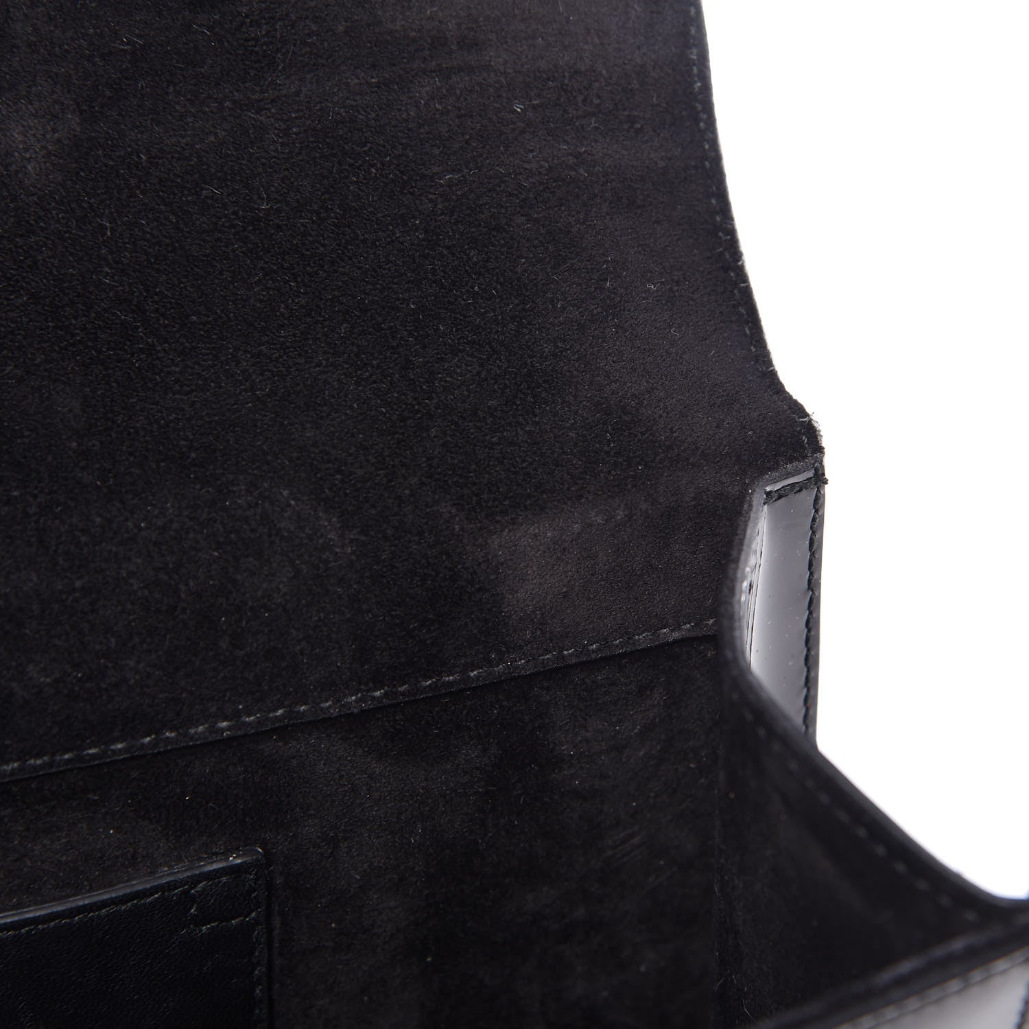 Saint Laurent Patent Classic Monogram Cassandre Clutch Black 9 of 14
