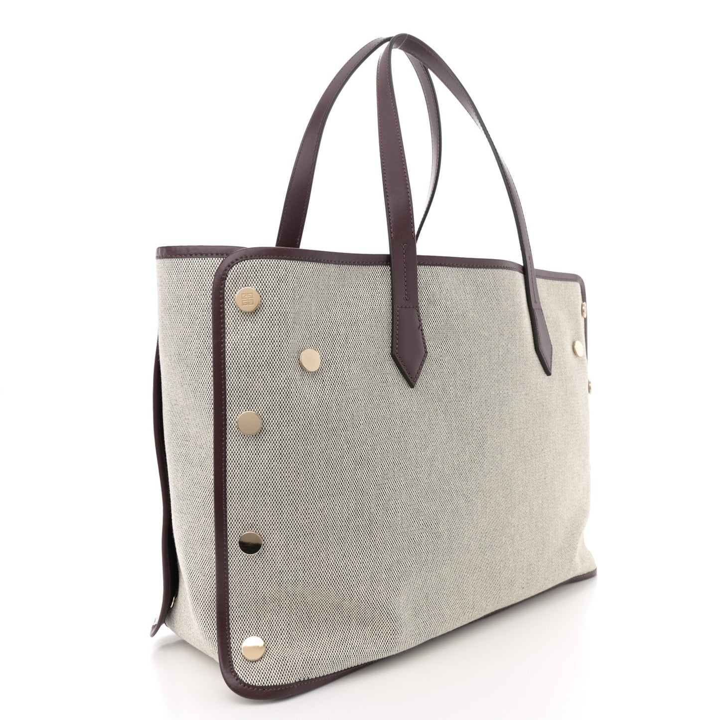 Canvas Medium Bond Shopper Tote Aubergine
