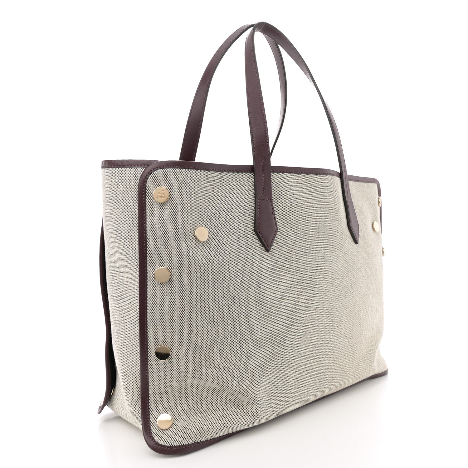 Givenchy Canvas Medium Bond Shopper Tote Aubergine 3 of 10