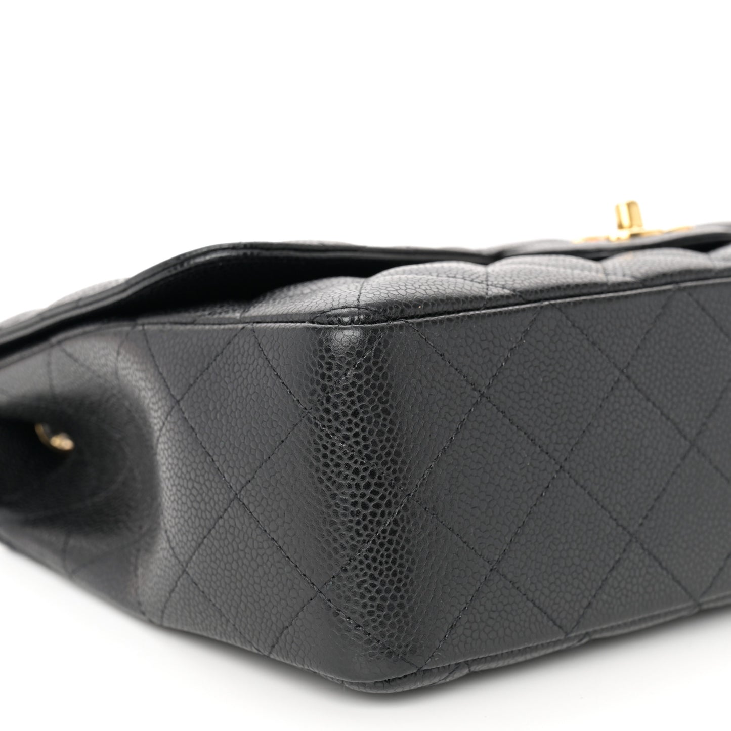 Caviar Quilted Jumbo Single Flap Black