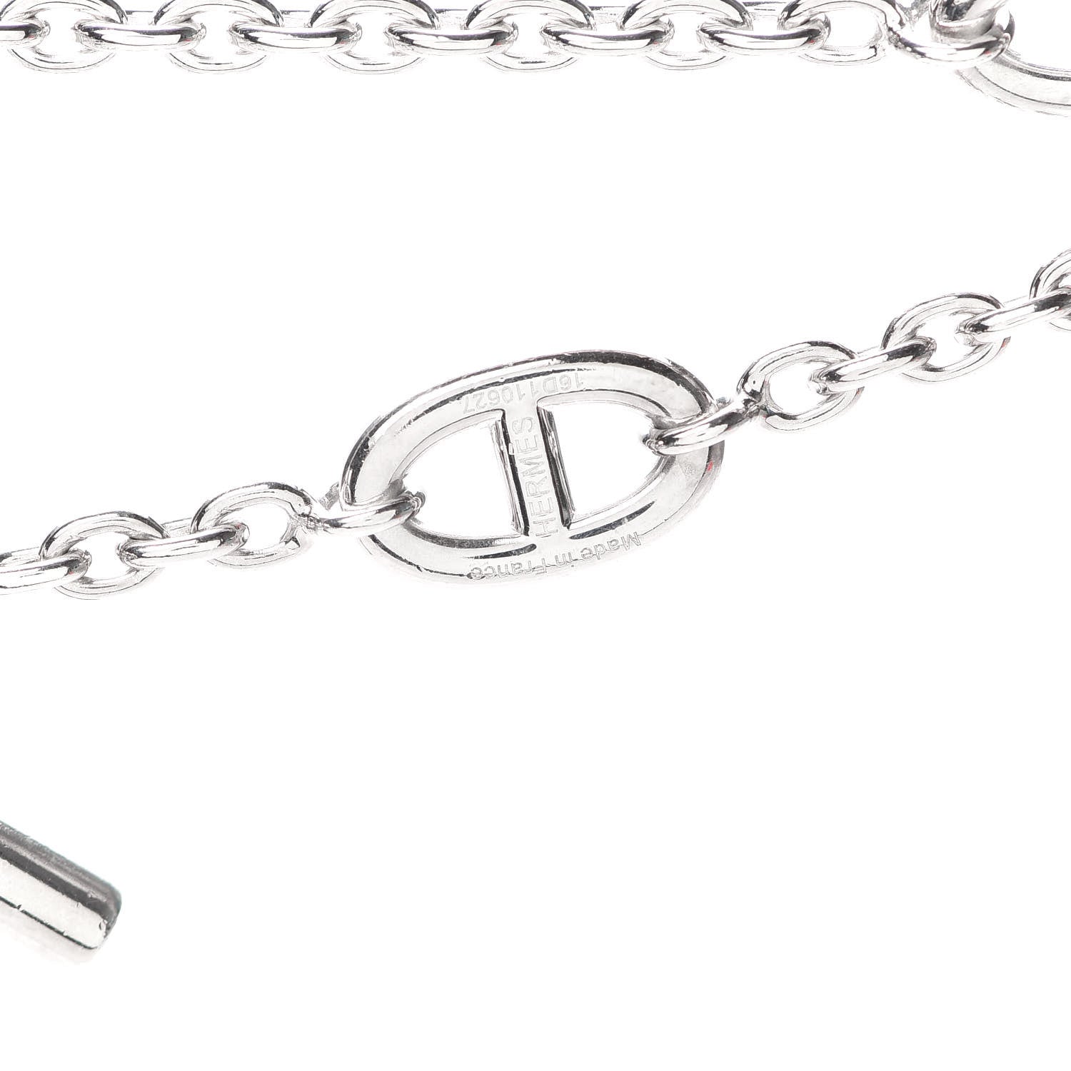 Hermes Sterling Silver Farandole Necklace 160 4 of 5