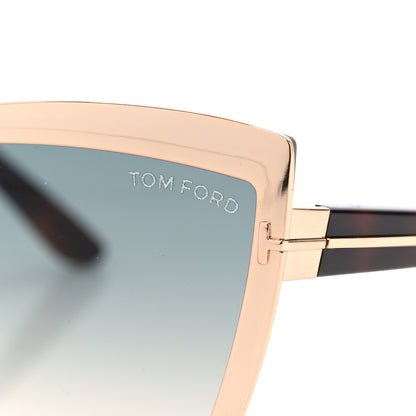 Tom Ford Sandrine Sunglasses TF715 Gold Tortoise 7 of 8