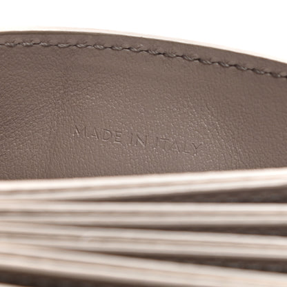 Celine Grained Calfskin Accordion Card Holder Grey 7 of 7