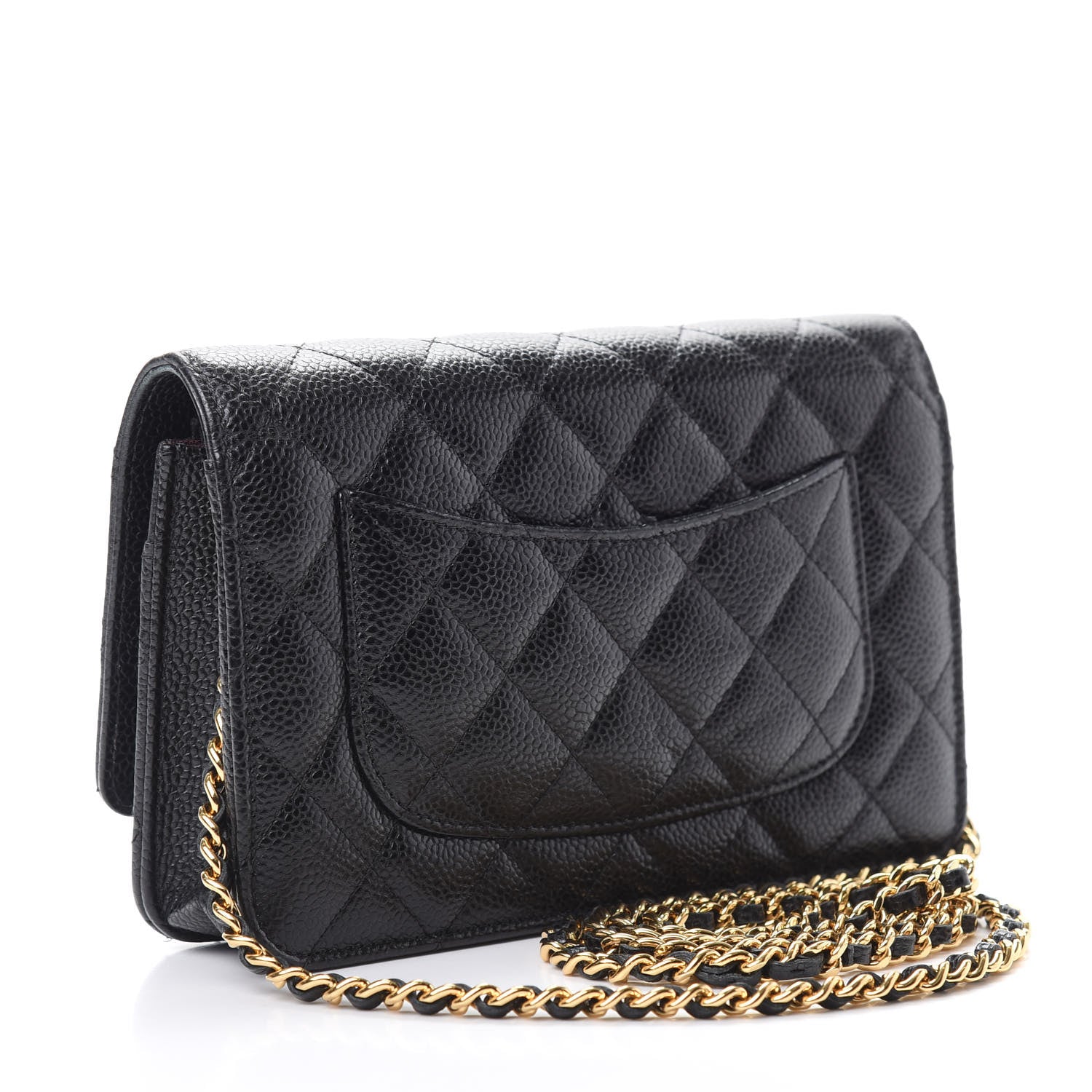 Chanel Caviar Quilted Wallet On Chain WOC Black 3 of 13