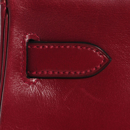 Hermes Box Kelly Retourne 32 Rouge H 10 of 28