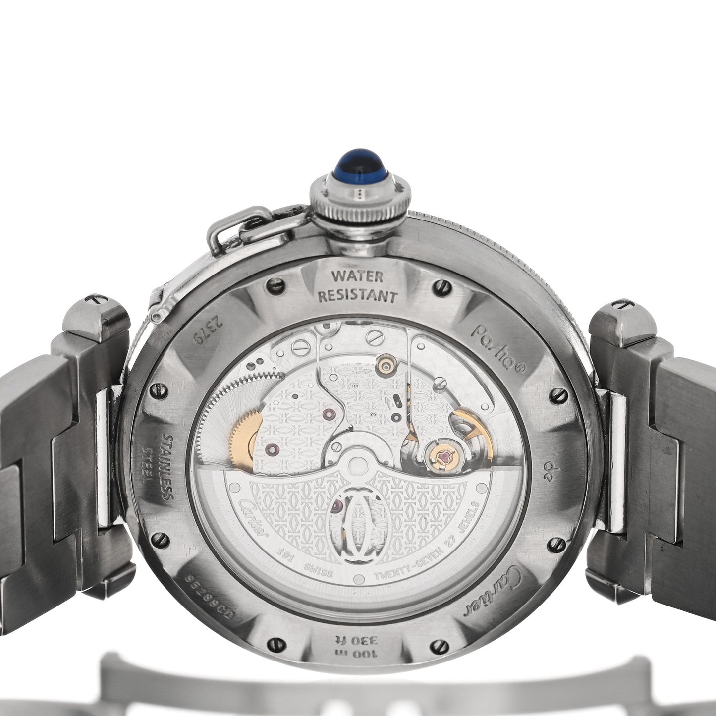 Stainless Steel 38mm Pasha C Grille Automatic Watch