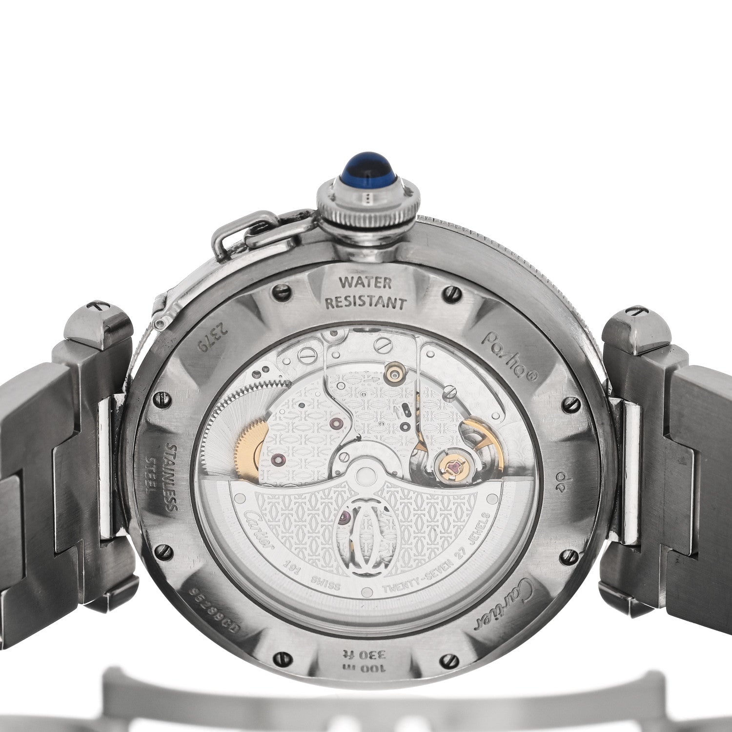Cartier Stainless Steel 38mm Pasha C Grille Automatic Watch 4 of 4