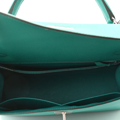Hermes Epsom Kelly Sellier 32 Vert Verone 4 of 10