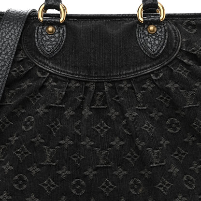 Louis Vuitton Denim Neo Cabby GM Black 5 of 15