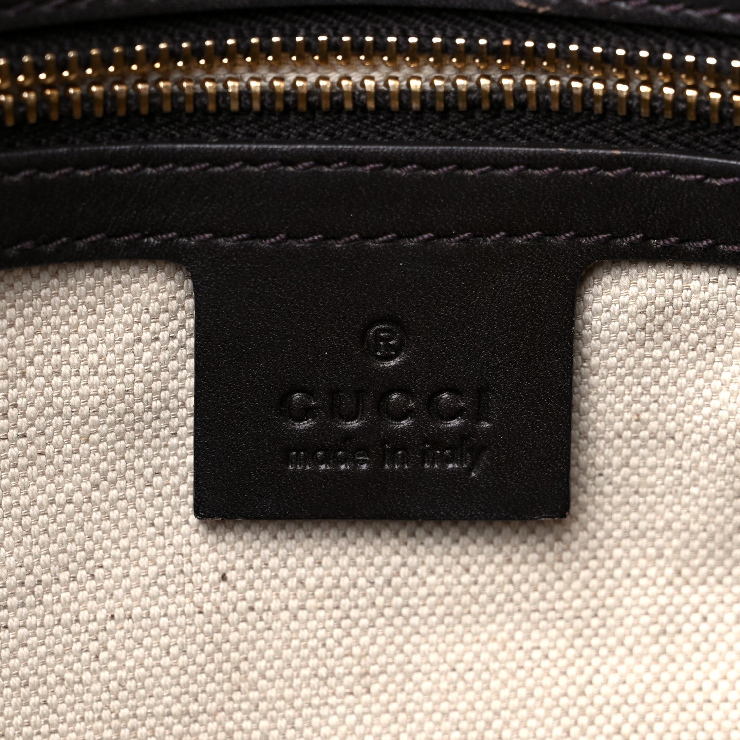 Gucci Monogram Selleria Calfskin Vintage Web Medium Boston Beige Ebony Cocoa 6 of 17
