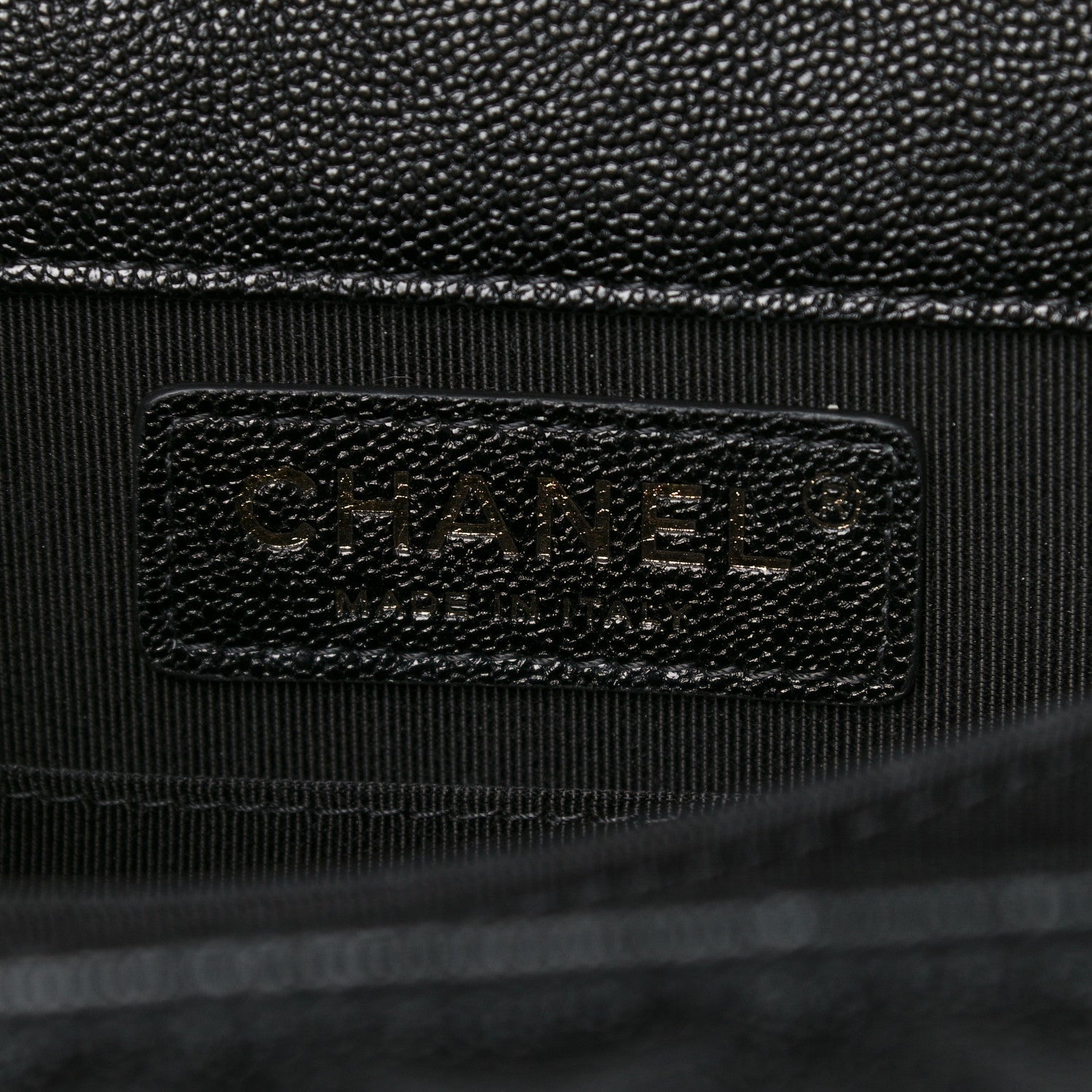Chanel Caviar Quilted North South Boy Flap Black 6 of 10