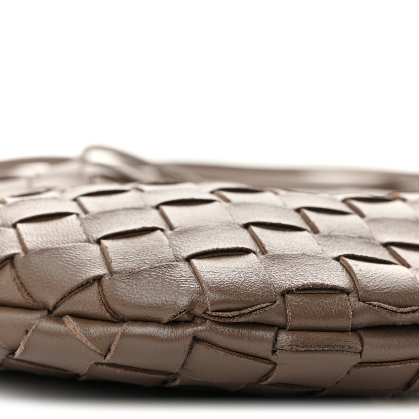 Nappa Intrecciato Mini Sardine Bag Taupe Grey