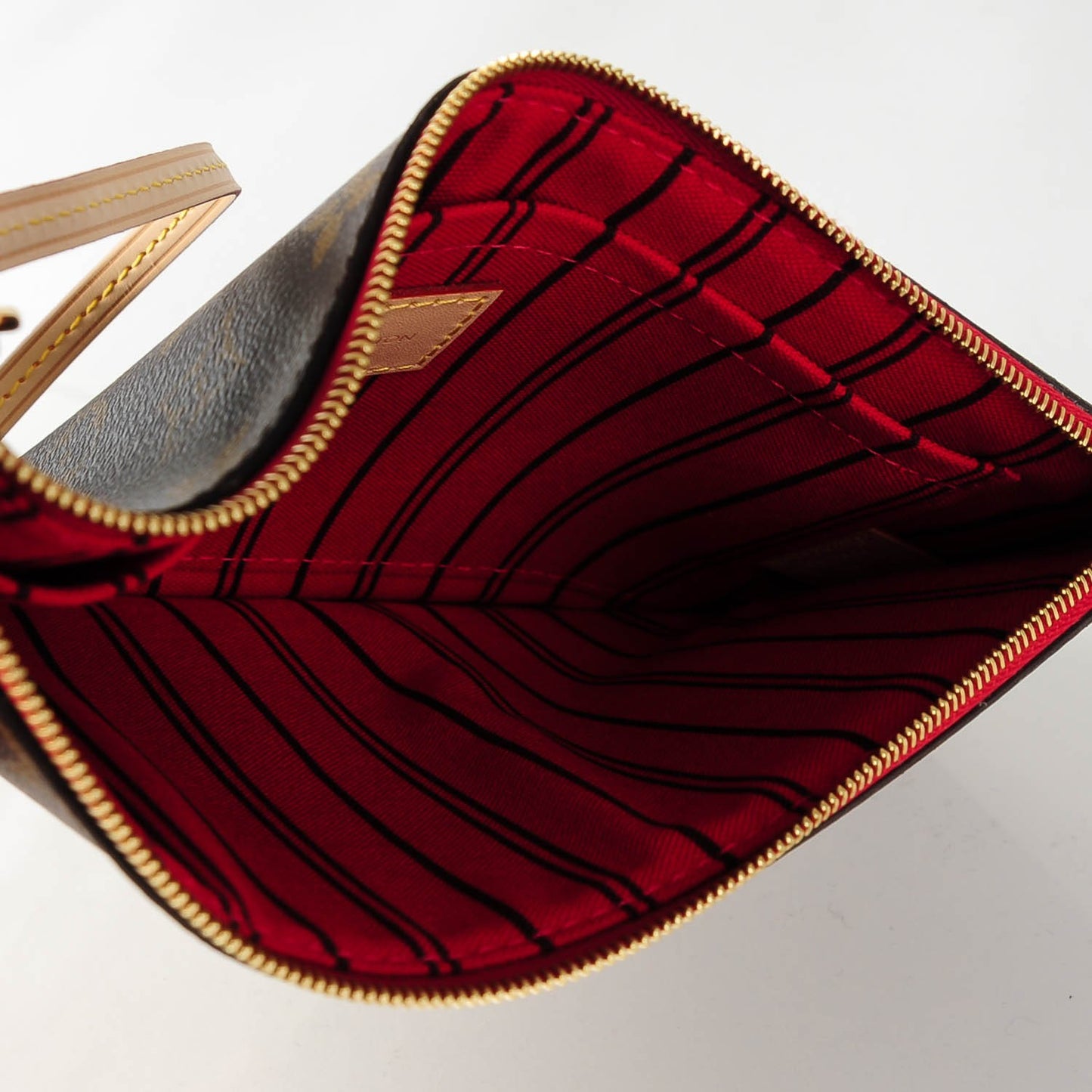 Monogram Neverfull MM GM Pochette Cherry