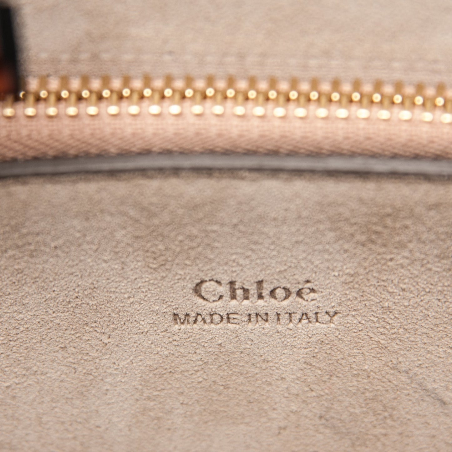 Suede Calfskin Patchwork Medium Faye Shoulder Bag Tobacco