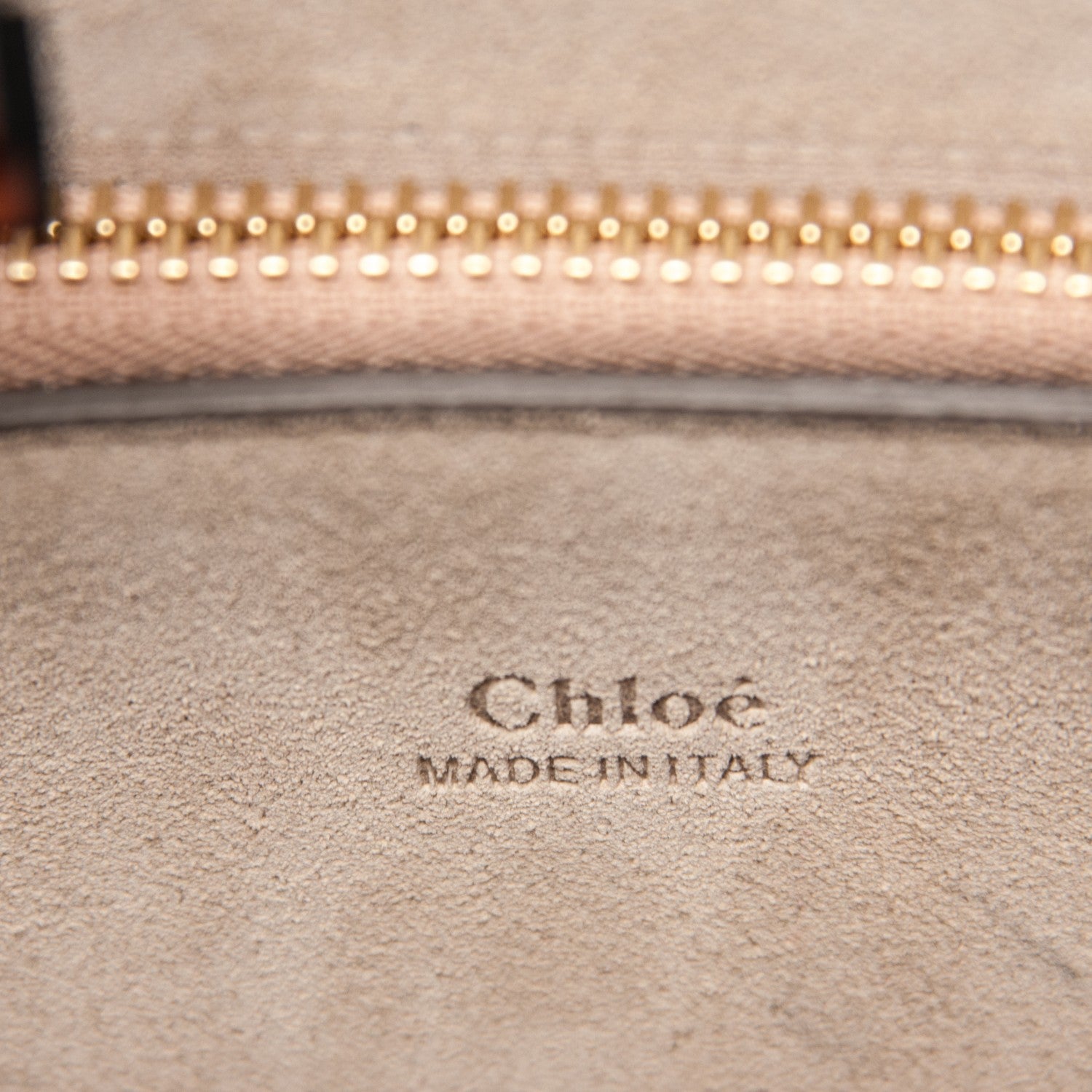 Chloe Suede Calfskin Patchwork Medium Faye Shoulder Bag Tobacco 6 of 9