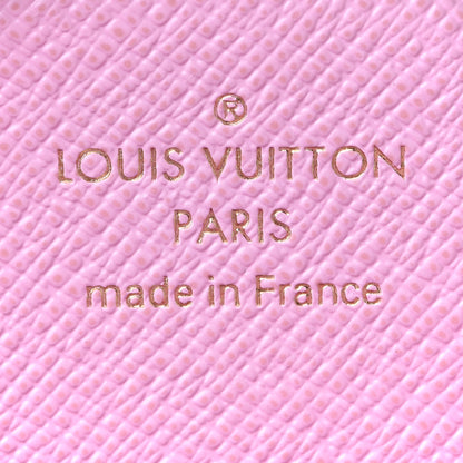 Louis Vuitton Monogram 2021 Christmas Animation Japanese Garden Round Coin Purse Wisteria Pink 6 of 7