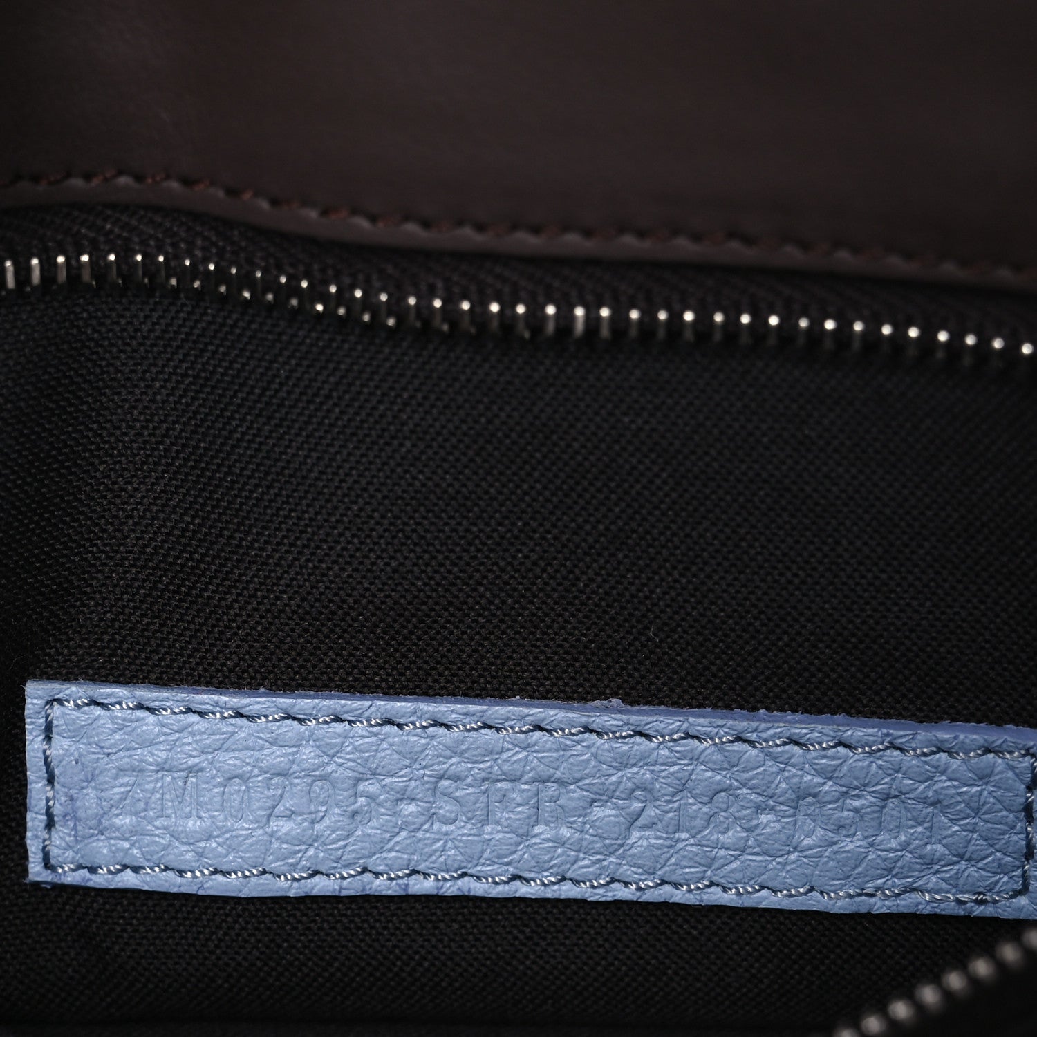 Fendi Cuoio Romano Selleria Baguette Belt Pouch Azzurro Sky 6 of 11