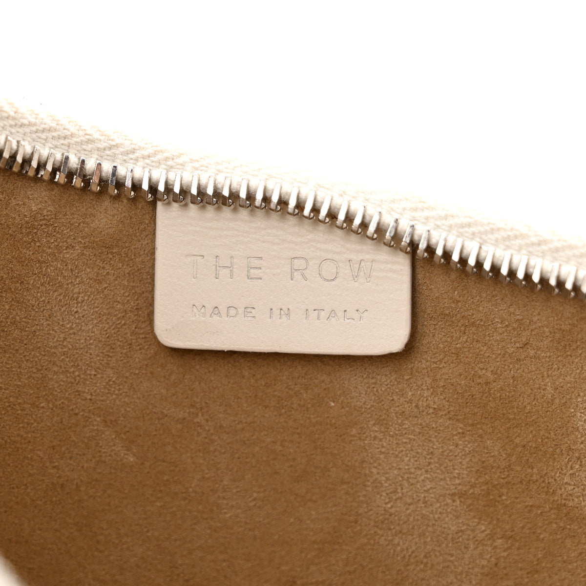 The Row Smooth Calfskin Half Moon Shoulder Bag New Ivory 6 of 11