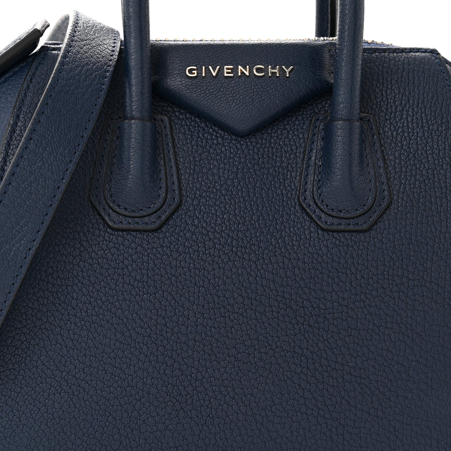 Sugar Goatskin Mini Antigona Night Blue