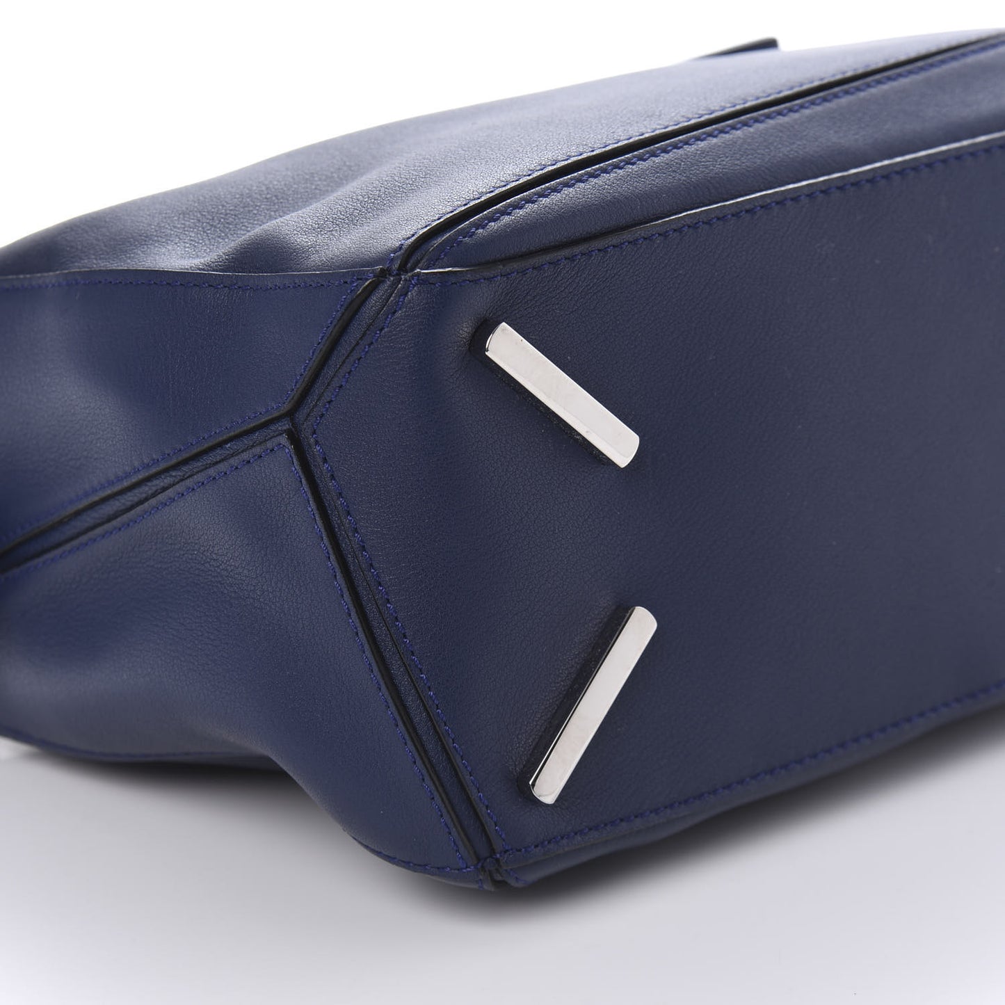 Calfskin Small Puzzle Bag Marine
