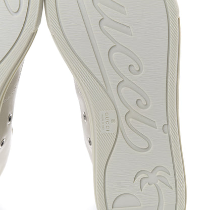 Gucci Calfskin Womens High Top Sneakers 40 Mystic White 6 of 9