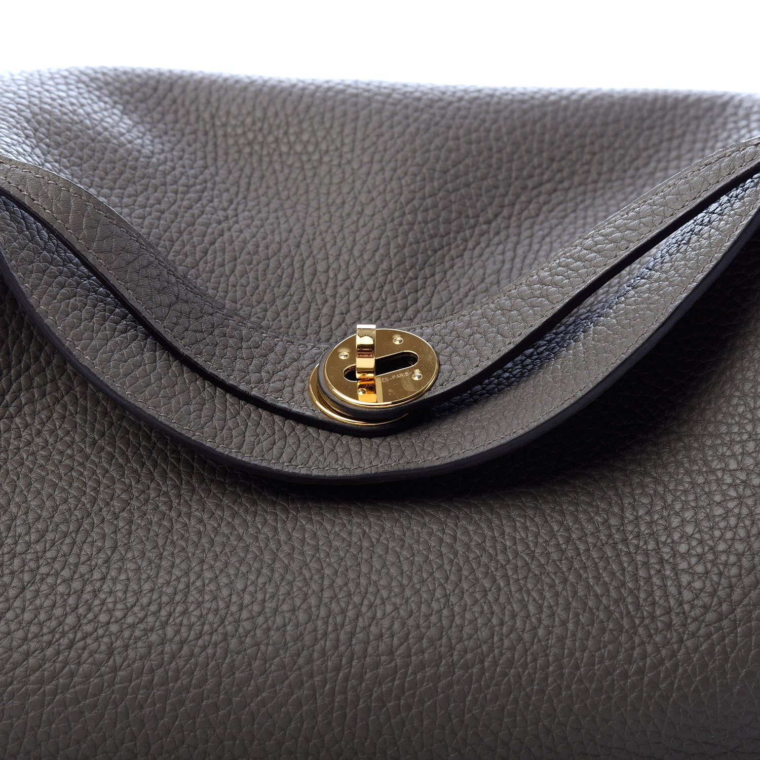 Hermes Taurillon Clemence Lindy 30 Etain 9 of 10