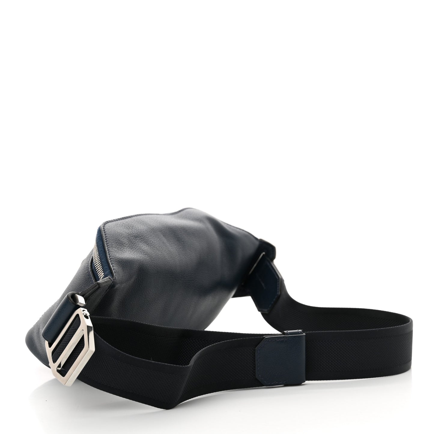 Taurillon Cristobal Cityslide Belt Bag PM Bleu De Prusse