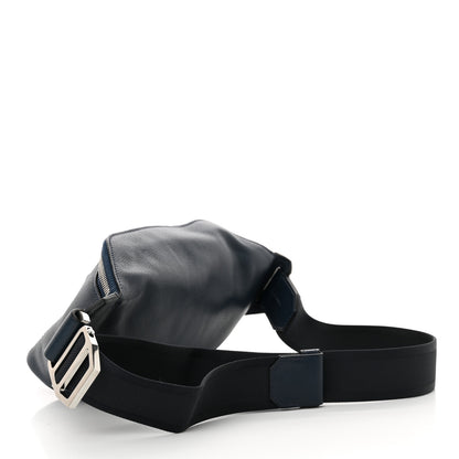Hermes Taurillon Cristobal Cityslide Belt Bag PM Bleu De Prusse 3 of 10