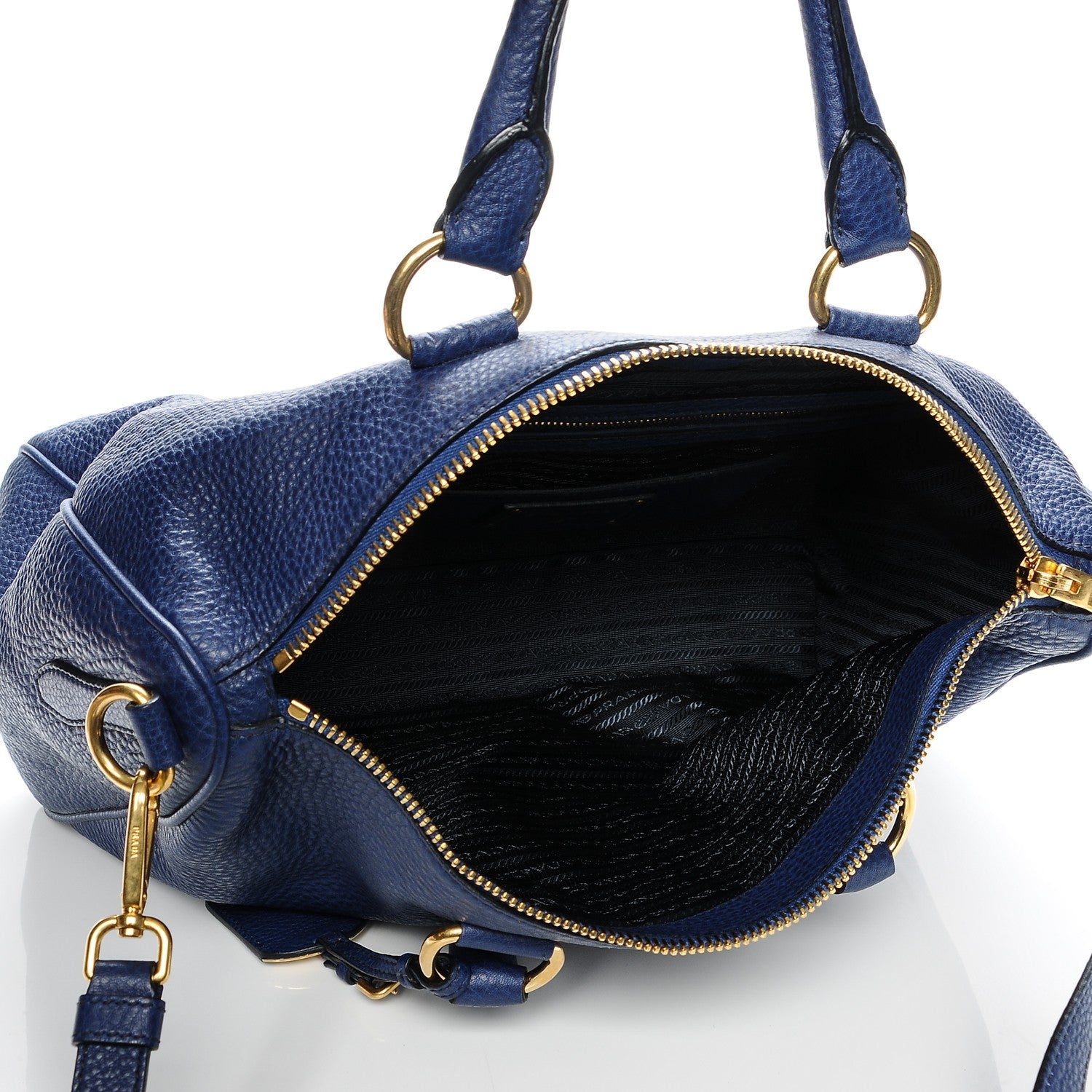 Prada Vitello Daino Tote Inchiostro 5 of 7