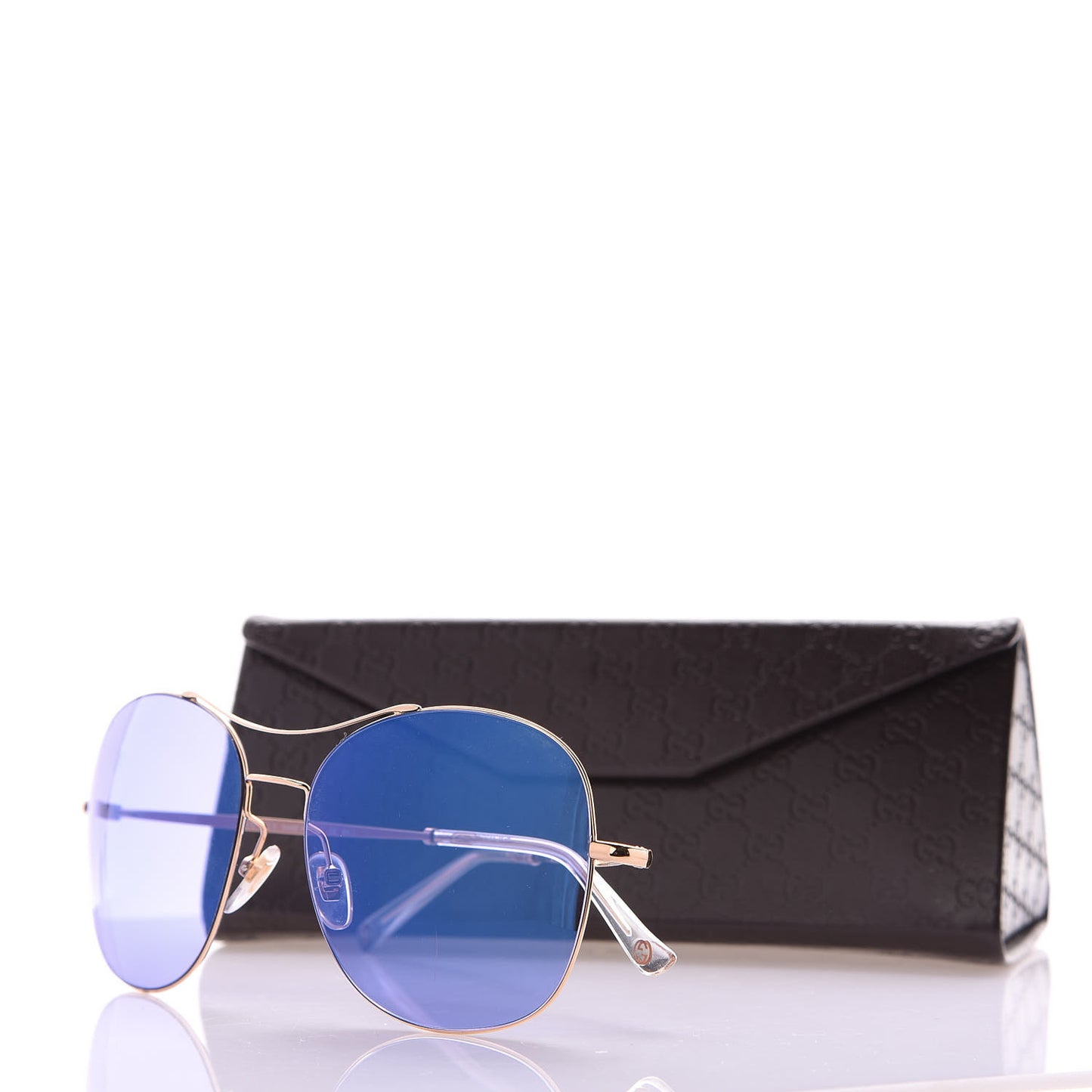 Aviator Sunglasses GG4253S Gold Purple