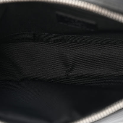 Louis Vuitton Calfskin Nil City Shoulder Bag Night Black 5 of 10