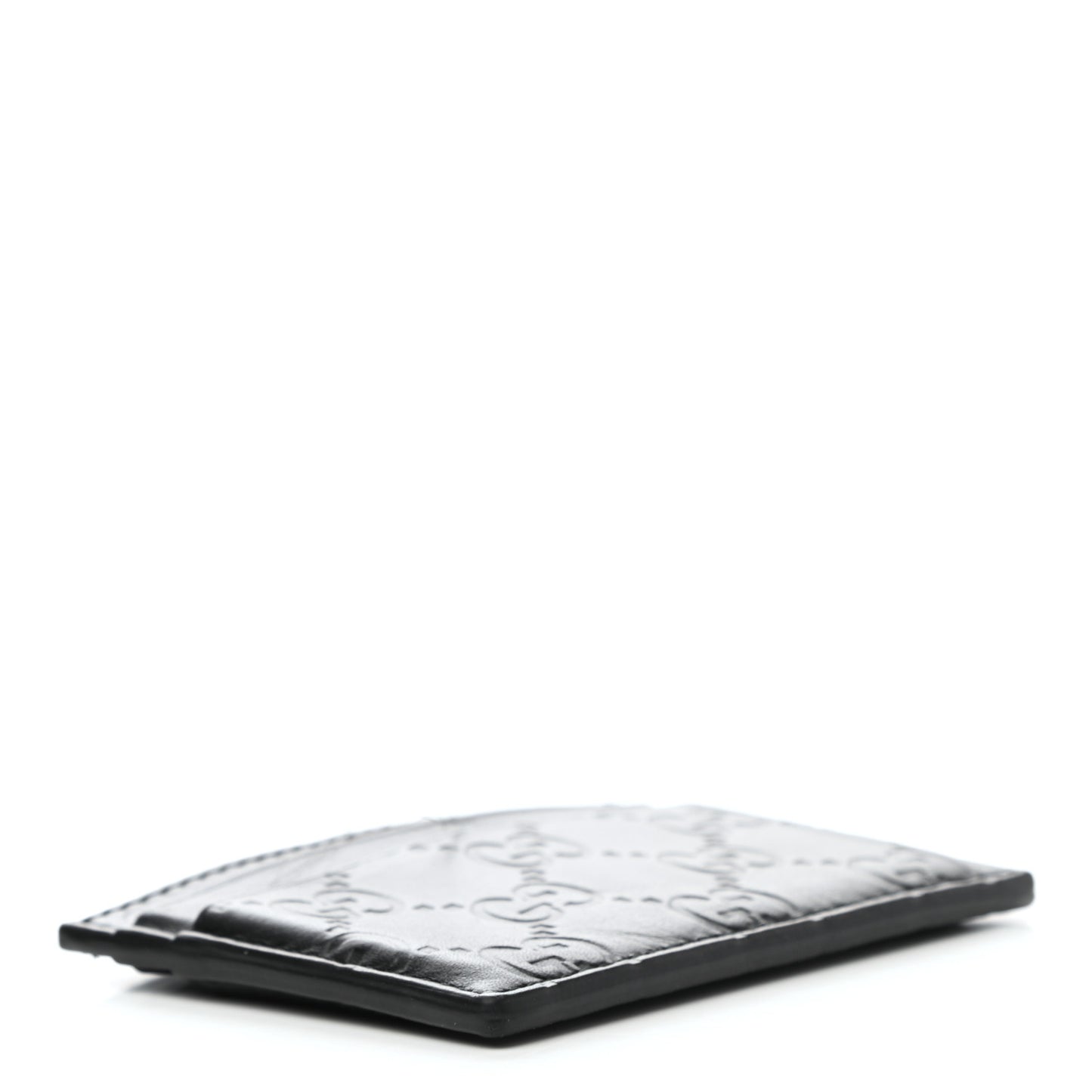 Guccissima Card Holder Black