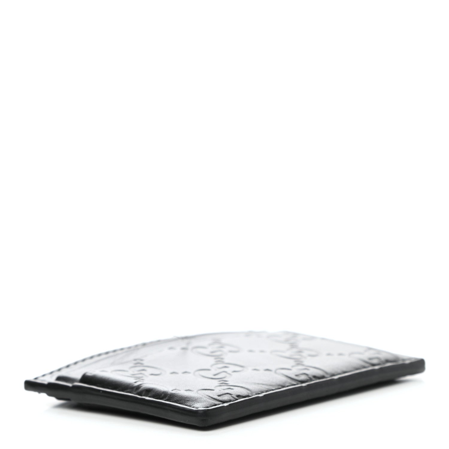 Gucci Guccissima Card Holder Black 4 of 8