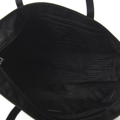 Prada Tessuto Nylon Saffiano Tote Black 5 of 9