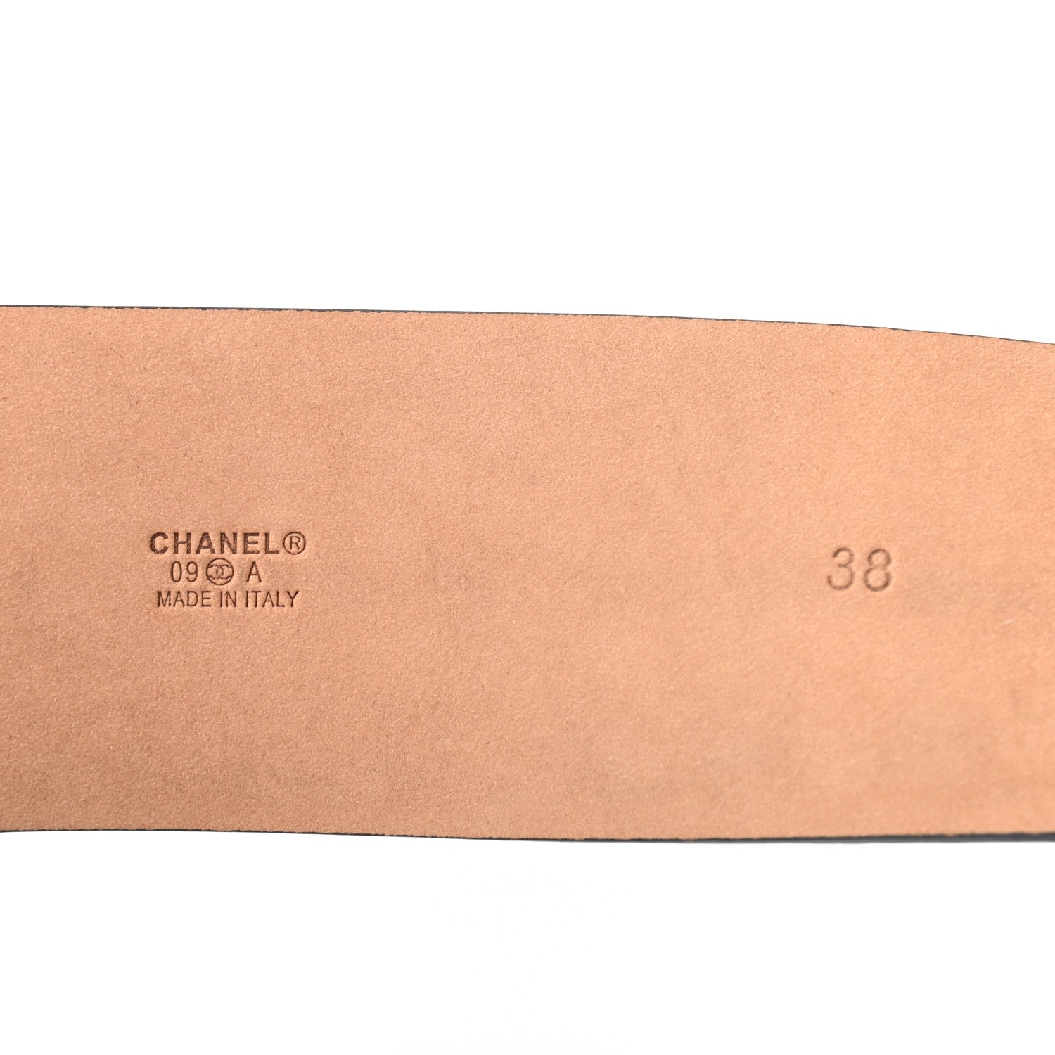 Chanel Suede CC Belt 38 Black 3 of 5