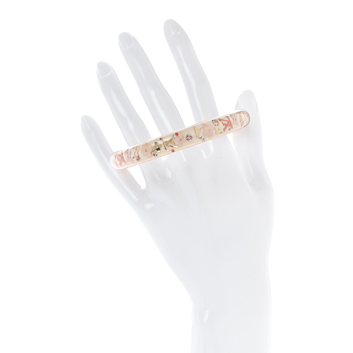 Resin Swarovski Medium Inclusion Bracelet PM Nacre
